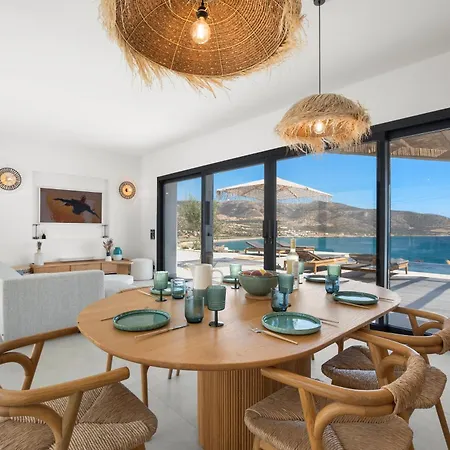 Luxury With Private Infinity Pool And Stunning Sea View Agiassos