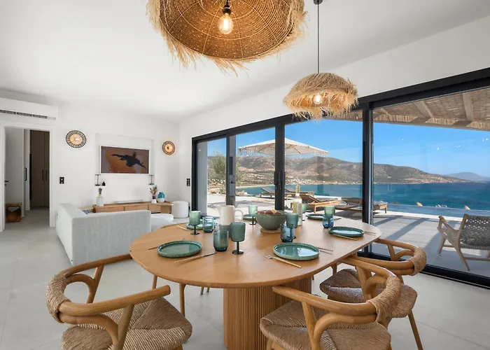 Luxury With Private Infinity Pool And Stunning Sea View Agiassos